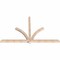 Ekena Millwork Redmond Smooth Timber Gable Bracket, Douglas Fir, 96"W x 60"H x 3 1/2"D x 3 1/2"F, 15/12 Pitch GBW096X60X0404RED00SDF - alternate 4